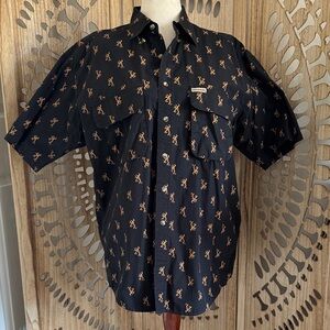 Browning 100% Cotton Button-Up Shirt with Vents